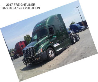 2017 FREIGHTLINER CASCADIA 125 EVOLUTION