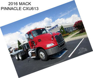 2016 MACK PINNACLE CXU613