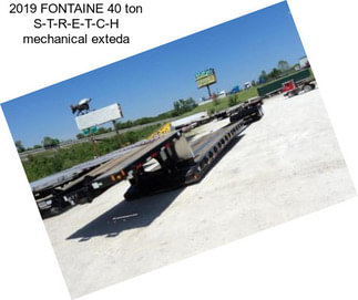 2019 FONTAINE 40 ton S-T-R-E-T-C-H mechanical exteda
