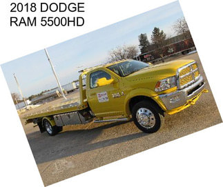 2018 DODGE RAM 5500HD