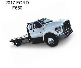 2017 FORD F650