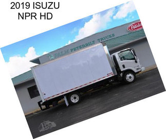 2019 ISUZU NPR HD