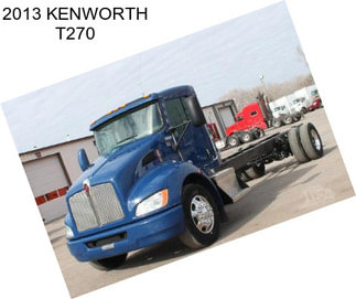 2013 KENWORTH T270