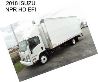 2018 ISUZU NPR HD EFI