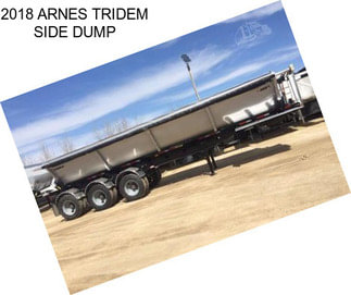 2018 ARNES TRIDEM SIDE DUMP