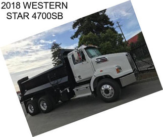 2018 WESTERN STAR 4700SB