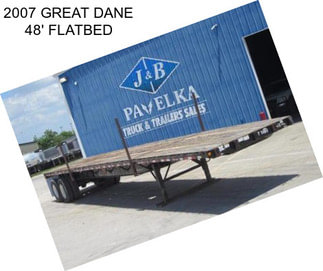 2007 GREAT DANE 48\' FLATBED