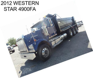 2012 WESTERN STAR 4900FA