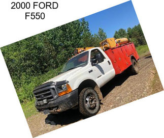 2000 FORD F550