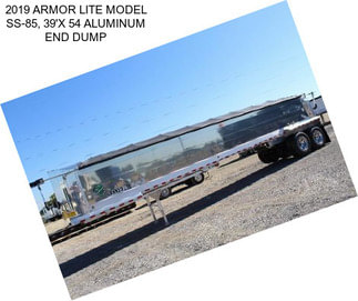 2019 ARMOR LITE MODEL SS-85, 39\'X 54\