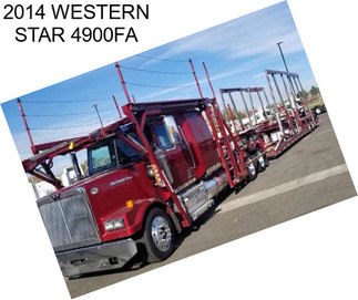 2014 WESTERN STAR 4900FA