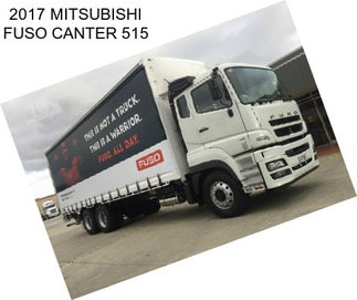 2017 MITSUBISHI FUSO CANTER 515