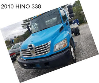 2010 HINO 338