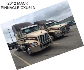 2012 MACK PINNACLE CXU613