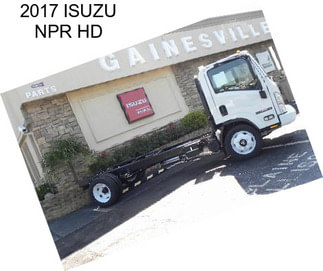 2017 ISUZU NPR HD