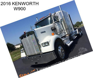 2016 KENWORTH W900