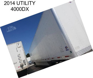 2014 UTILITY 4000DX