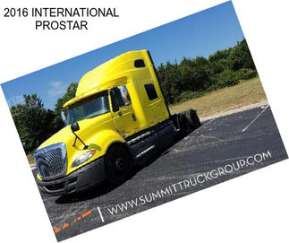 2016 INTERNATIONAL PROSTAR