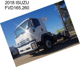 2018 ISUZU FVD165.260