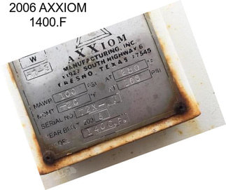 2006 AXXIOM 1400.F