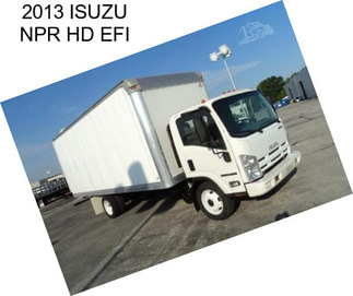 2013 ISUZU NPR HD EFI