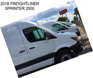 2018 FREIGHTLINER SPRINTER 2500