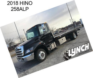 2018 HINO 258ALP