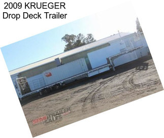 2009 KRUEGER Drop Deck Trailer