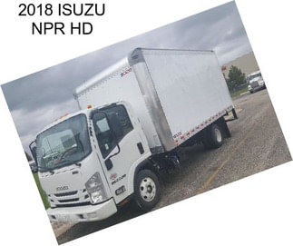 2018 ISUZU NPR HD