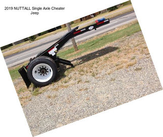 2019 NUTTALL Single Axle \