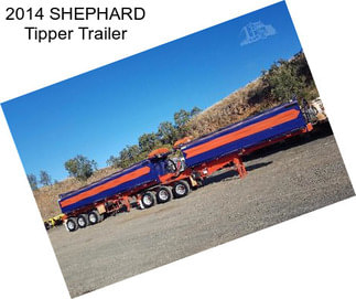 2014 SHEPHARD Tipper Trailer