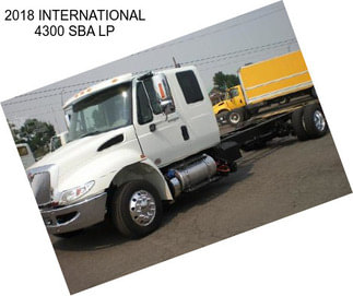 2018 INTERNATIONAL 4300 SBA LP