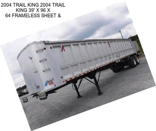 2004 TRAIL KING 2004 TRAIL KING 39\' X 96\