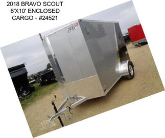 2018 BRAVO SCOUT 6\'X10\' ENCLOSED CARGO - #24521