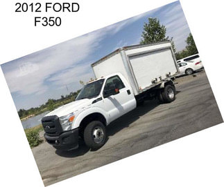 2012 FORD F350