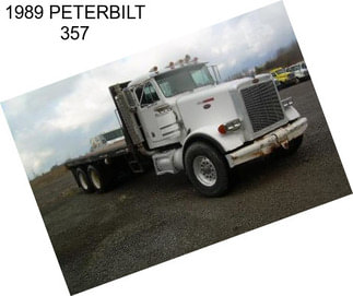1989 PETERBILT 357