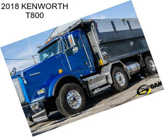 2018 KENWORTH T800