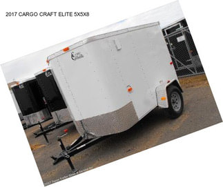 2017 CARGO CRAFT ELITE 5X5X8