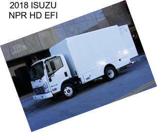 2018 ISUZU NPR HD EFI