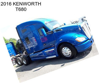 2016 KENWORTH T680