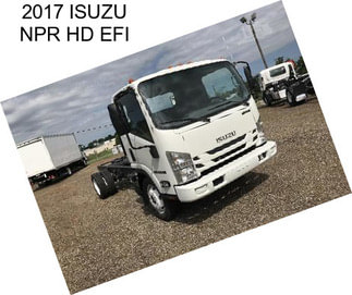 2017 ISUZU NPR HD EFI