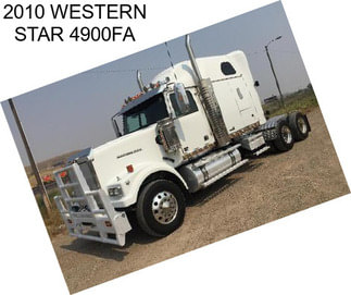 2010 WESTERN STAR 4900FA