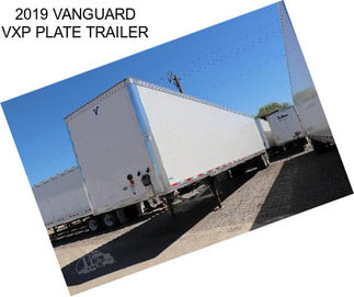 2019 VANGUARD VXP PLATE TRAILER