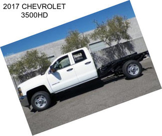 2017 CHEVROLET 3500HD