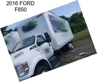 2016 FORD F650