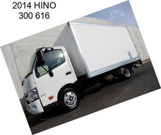 2014 HINO 300 616