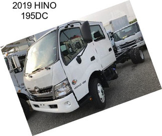 2019 HINO 195DC