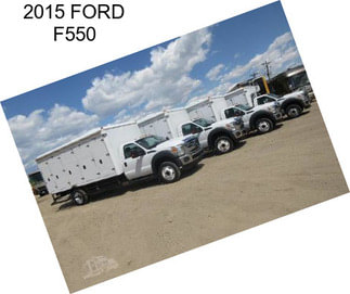 2015 FORD F550