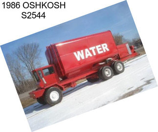 1986 OSHKOSH S2544