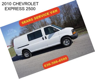 2010 CHEVROLET EXPRESS 2500